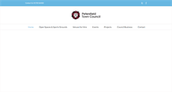 Desktop Screenshot of petersfield-tc.gov.uk
